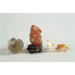 Lot #  1065:  LOT OF FOUR FIGURINES.