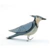 Image 1 : Lot #  1076:  CARVED AND PAINTED WOOD AND METAL BLUEJAY.