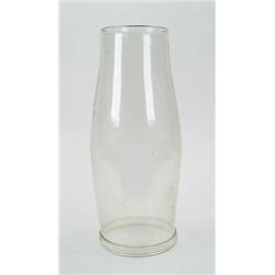 Lot #  1088:  LARGE CLEAR HURRICANE SHADE.