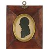 Image 1 : Lot #  1106:  FRAMED HOLLOW CUT SILHOUETTE OF CHARLES BOYD.