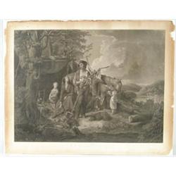 Lot #  1112:  JAMES HENRY BEARD (American, 1812-1893) “WESTWARD HO!”.