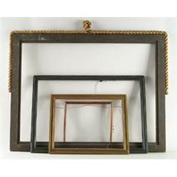 Lot #  1116:  TWO GESSO DECORATED ANTIQUE FRAMES.