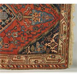 Lot #  1119:  ANTIQUE HAMADAN ORIENTAL RUG.