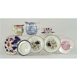 Lot #  1129:  NINE PIECES OF EARLY PORCELAIN.