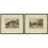 Image 1 : Lot #  1132:  PAIR OF FRAMED FRENCH ENGRAVINGS.