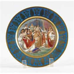Lot #  1142:  NAPOLEON DECORATED PLATE.