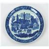 Image 1 : Lot #  1143:  DECORATED BLUE AND WHITE IRONSTONE CHARGER.
