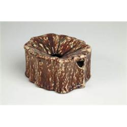 Lot #  1161:  FLINT ENAMEL BENNINGTON CUSPIDOR.