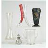 Image 1 : Lot #  1170:  FIVE GLASS ARTICLES.