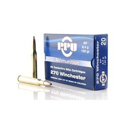 PPU 270WIN SP 130GR - 200 Rounds