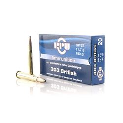 PPU 303 BRITISH SP 180GR - 200 Rounds
