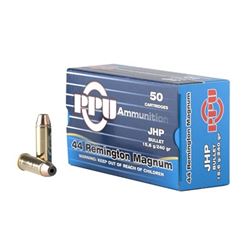 PPU 44MAG JHP 240GR - 250 Rounds