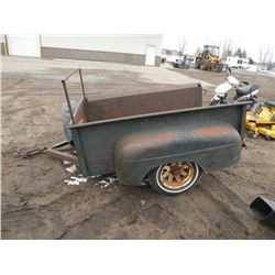 Homemade trailer for OFF ROAD USE ONLY