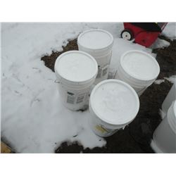 Qty 4  5-gallon unopened pails of Ice Melt