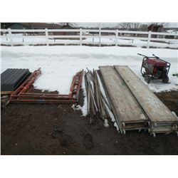 Scaffolding planks & side arms