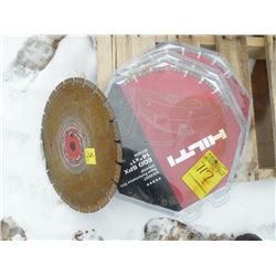 Concrete blades  3 new & 1 used