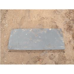 Tool plate for skidloader -New