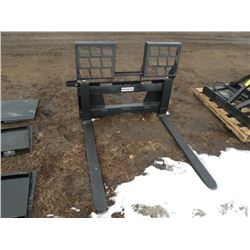 Stout 48" pallet forks w/walk-thru frame -New