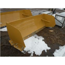 8ft snow pusher w/steel cutting edge -New