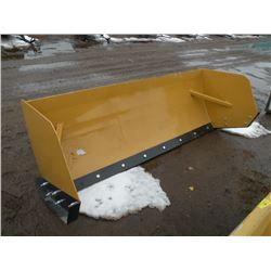8ft snow pusher w/steel cutting edge -New