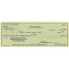 Image 1 : The Twilight Zone: Rod Serling Signed Check