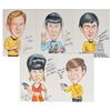 Image 1 : Star Trek Group of (5) Signed Sketches