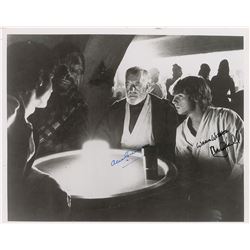 Alec Guinness and Mark Hamill Signed Photograph