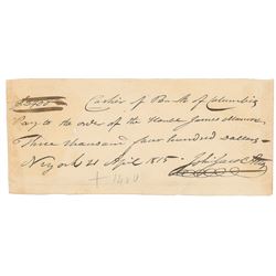 James Monroe: John Jacob Astor