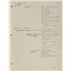 Image 2 : Gene Kranz's Signed Mercury Flight Plan