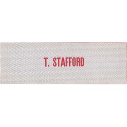 Gordon Cooper and Tom Stafford Beta Patch Name Tags