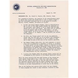 James E. Webb 1965 Signed Memorandum
