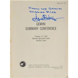 Gene Kranz Signed Gemini Summary Conference Book