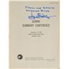 Image 1 : Gene Kranz Signed Gemini Summary Conference Book