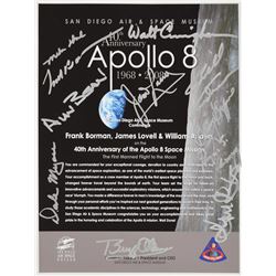 Apollo Astronauts Signed Certificate