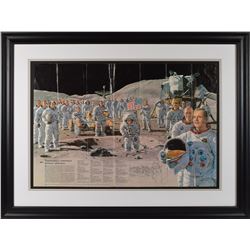 Apollo Astronauts Signed Poster