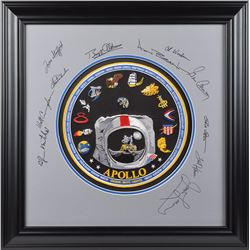 Apollo Program Signed Patch Display