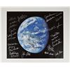Image 1 : Astronauts Multi-Signed Earth Print