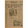 Image 1 : Apollo 1 Tragedy Newspaper