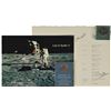 Image 1 : Buzz Aldrin and Chris Calle Apollo 11 Group Lot