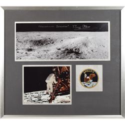 Buzz Aldrin Pair of Signed Photographs