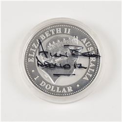 Alan Bean's Elizabeth II Silver One Dollar Coin