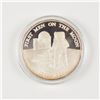 Image 2 : Alan Bean's Liberty Mint Apollo 11 Silver Medallion