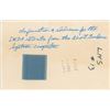 Image 2 : Fred Haise Signed Apollo 13 Training Cue Card