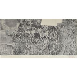 Fred Haise Signed Lunar Orbit Chart