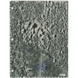 Dave Scott's Apollo 15 Lunar Surface-Flown Combined LRV 'Photo' and 'Contour' Maps