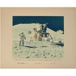 Ron Evans's Apollo 15 Signed Photograph