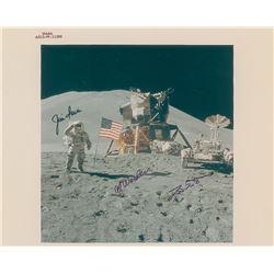 Apollo 15 Signed Photograph