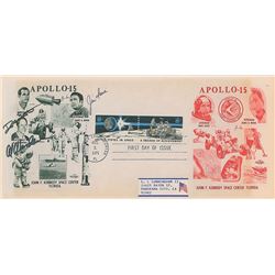 Apollo 15 Signed Commemorative Cover