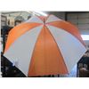 Image 1 : New 30 inch Golf Umbrella / Orange and white