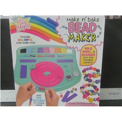 New Make & Bake Bead maker/ mold , model , decorate your own beaded jewlery
